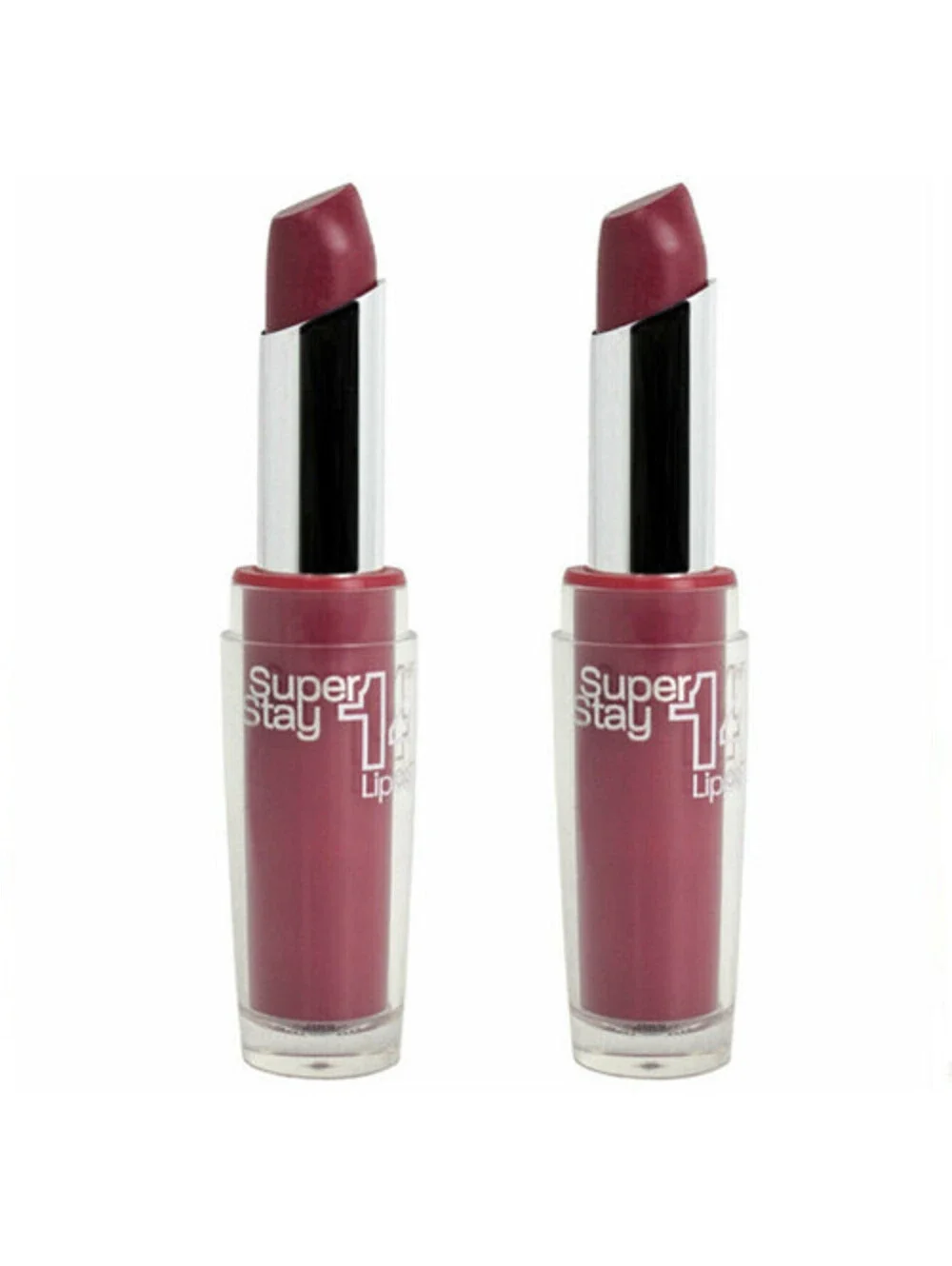 Lot of 2: NEW Maybelline Super Stay 14 Hour Lipstick in 015 Fuchsia Forever